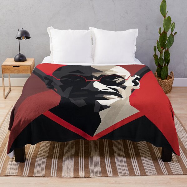 Item preview, Mahatma Gandhi | Red minimalism designed and sold by ComicsFactory.