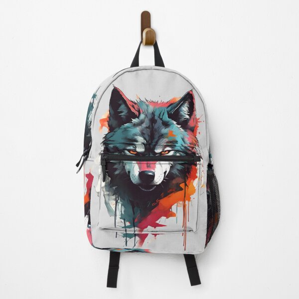 Item preview, Wild wolf watercolor illustration designed and sold by Nazardes.