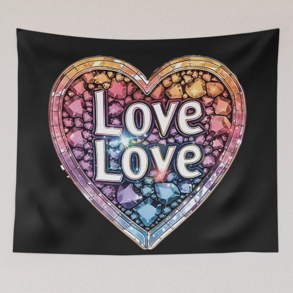 Item preview, Radiant Heart: Love's Glimmer designed and sold by AI-Only Creations.