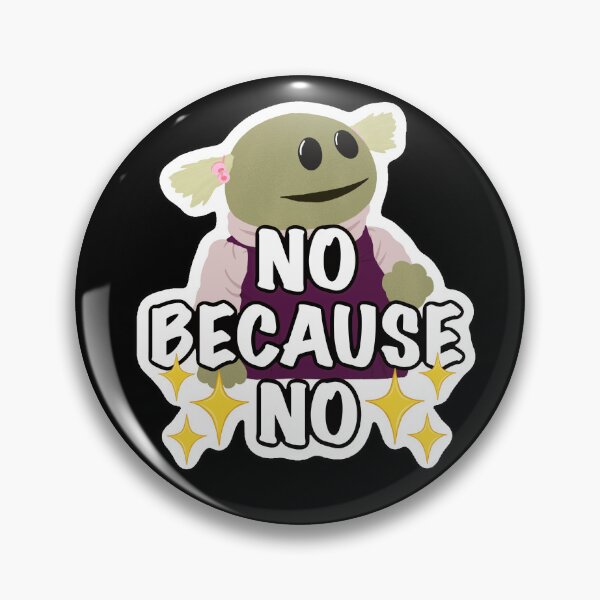 Item preview, No Because No - Nanalan (white border) designed and sold by Hissterically.