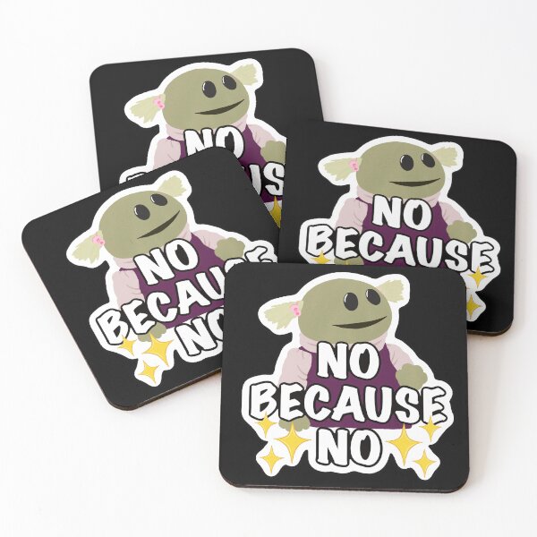 Item preview, No Because No - Nanalan (white border) designed and sold by Hissterically.