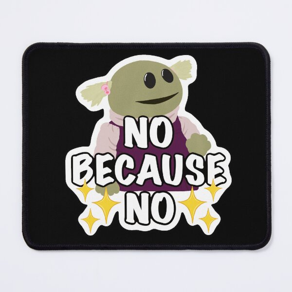 Item preview, No Because No - Nanalan (white border) designed and sold by Hissterically.