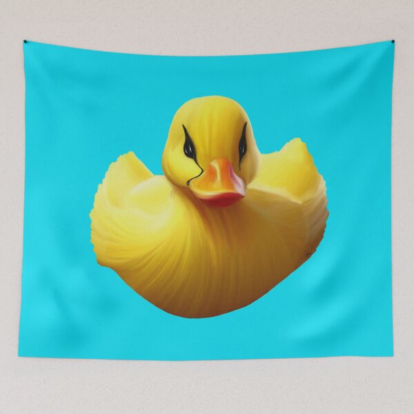 Item preview, Cry Me a River Duck /Fondo azul/Versión grande designed and sold by My Dark Friend.