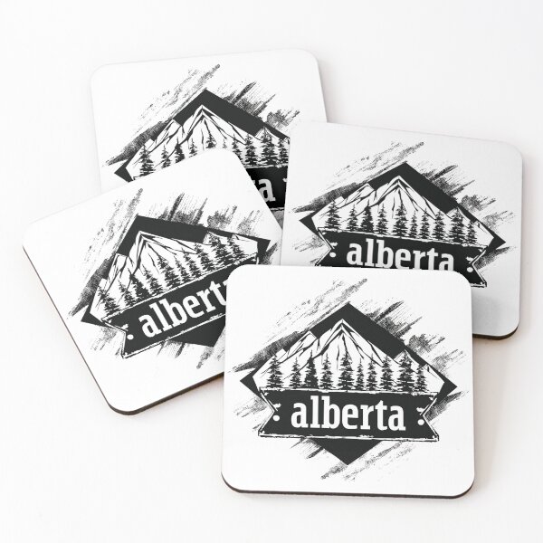 Item preview, Rustic Alberta Mountain Emblem designed and sold by YegMark.