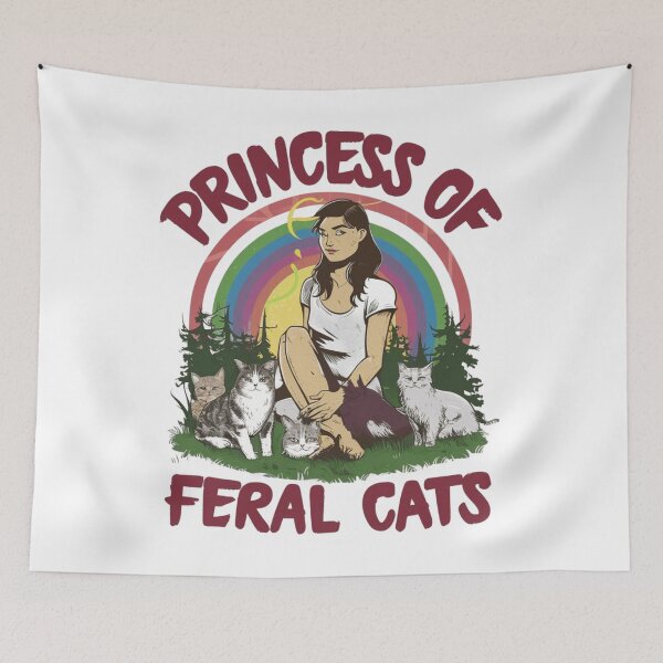 Item preview, Princess Of Feral Cats designed and sold by Moad Fahim.