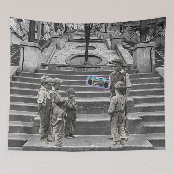 Item preview, Boombox Boys designed and sold by Mischief and Musings.