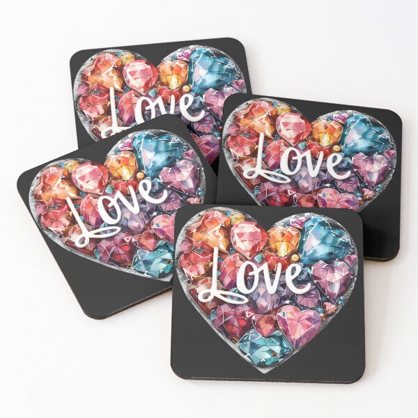 Item preview, Glistening Affection: Heart's Brilliance designed and sold by AI-Only Creations.