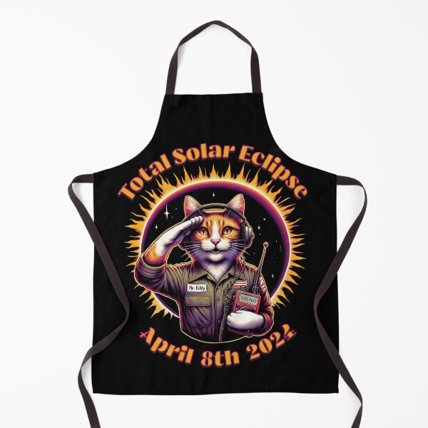 Item preview, Total Solar Eclipse 2024 April 8th Cat Radio Operator Amateur Radio Ham Radio Cool Gifts For Amateur Radio Lovers Radio Operators Amateur Radio Enthusiasts Solar Eclipse fans designed and sold by Waves-of-Art.