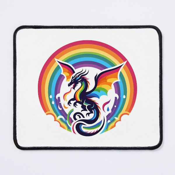 Item preview, Fierce Rainbow Dragon designed and sold by CoPriArt.