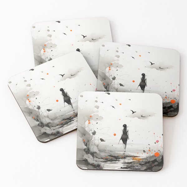 Item preview, Nature Sketch Fusion: Minimalistic, Surreal, and Vibrant designed and sold by MarinaFila.