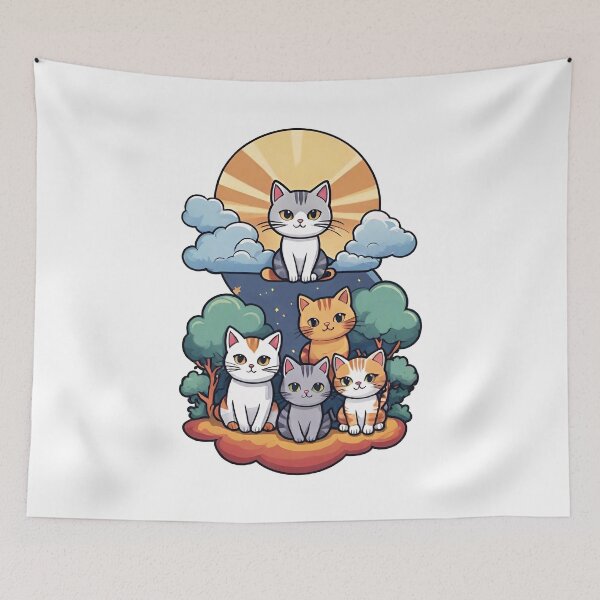 Item preview, Holly cats designed and sold by Tajdi.