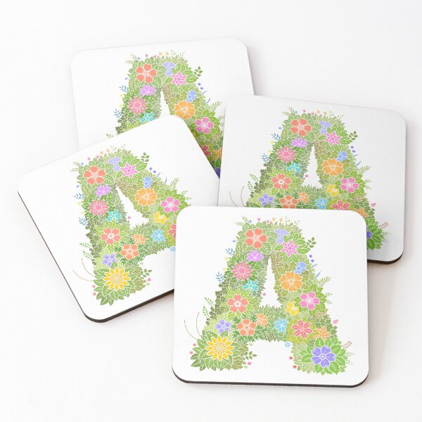 Item preview, Floral Letter "A" WeArePrettierThanFlowers designed and sold by birthflower.