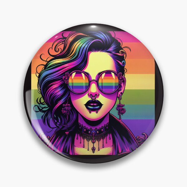 Item preview, A queer gothic gal designed and sold by seahorse crossing.