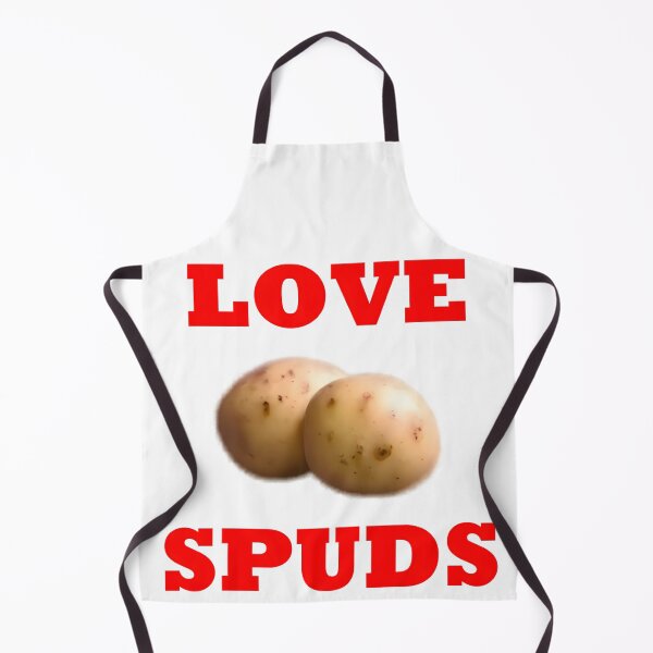 Item preview, Suggestive but Safe Double Entendre Love Spuds Logo designed and sold by RetroGameDev.