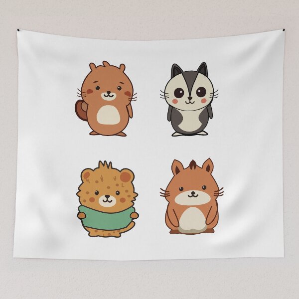 Item preview, Four little friends designed and sold by MonaElisa98.