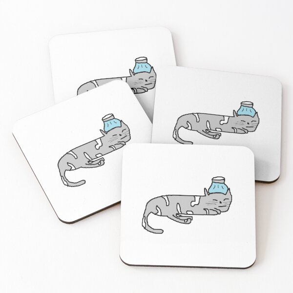 Item preview, Sick Kitten - MS Paint designed and sold by BeanosPaintArt.