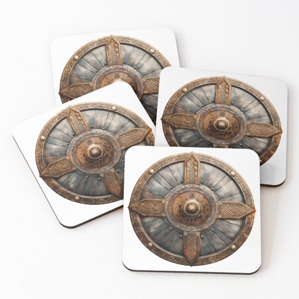 Item preview, Medieval Shield, Viking Shield, Logo, Sticker, Wall arts, Art Prints and More designed and sold by Kevin Lou.