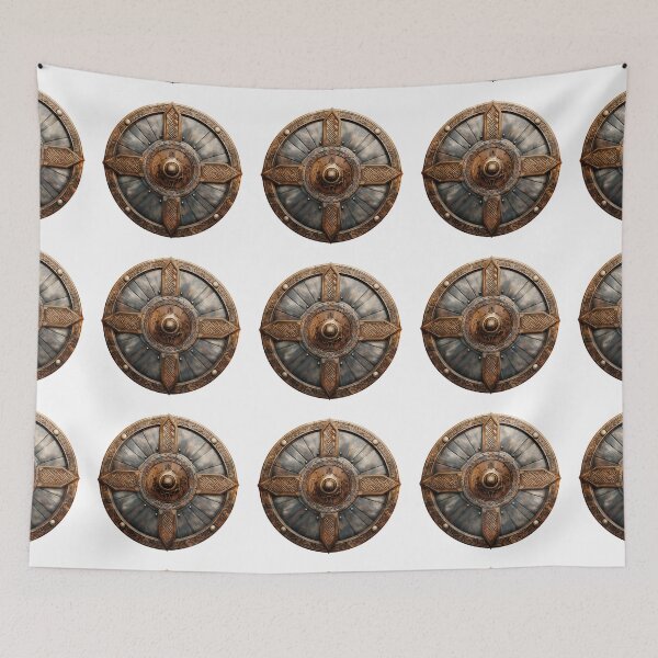 Item preview, Medieval Shield, Viking Shield, Logo, Sticker, Wall arts, Art Prints and More designed and sold by Kevin Lou.