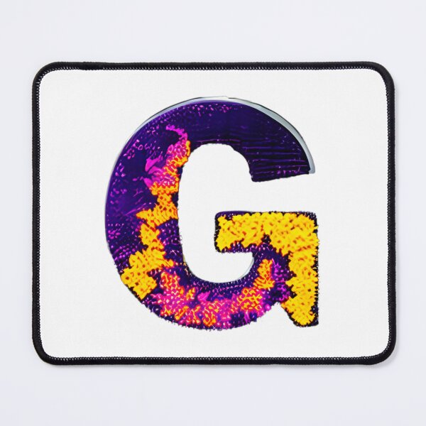 Item preview, letter G, monogram. typography collage. ABC art. gift designed and sold by Minibubb.