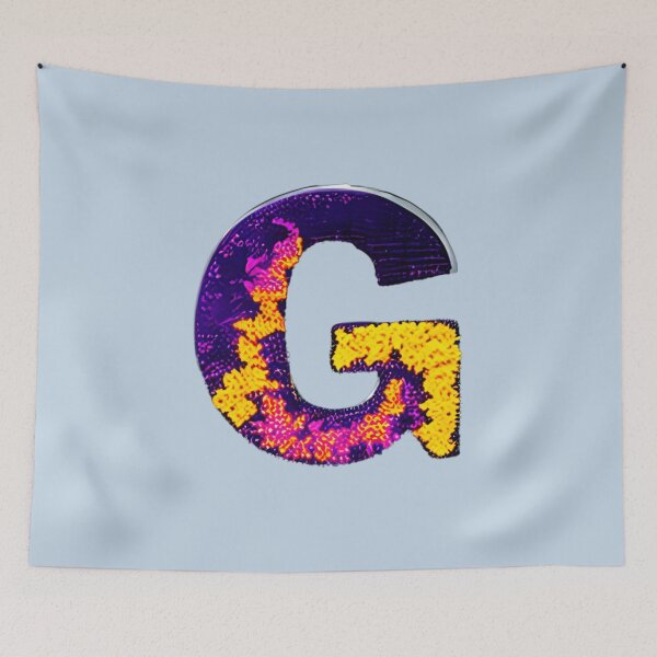 Item preview, letter G, monogram. typography collage. ABC art. gift designed and sold by Minibubb.