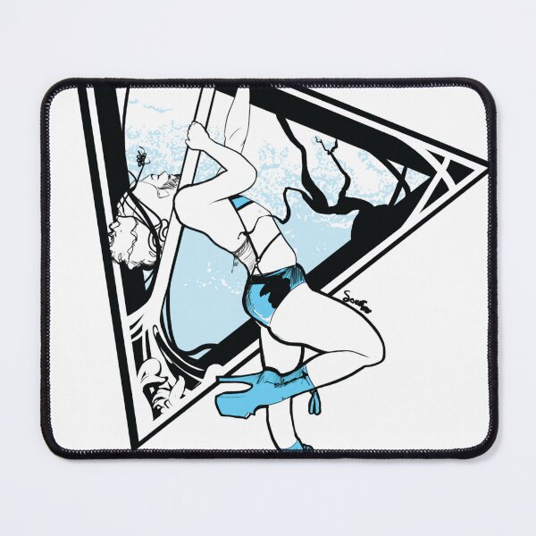 Item preview, Male Poledancer in a Medieval Design Sticker Design designed and sold by Soratern.