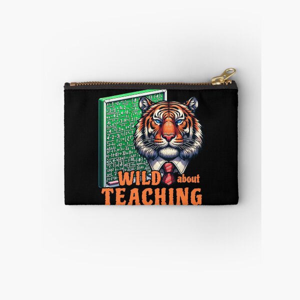 Item preview, Wild About Teaching - Tiger and Mathematics designed and sold by SeledineArt.