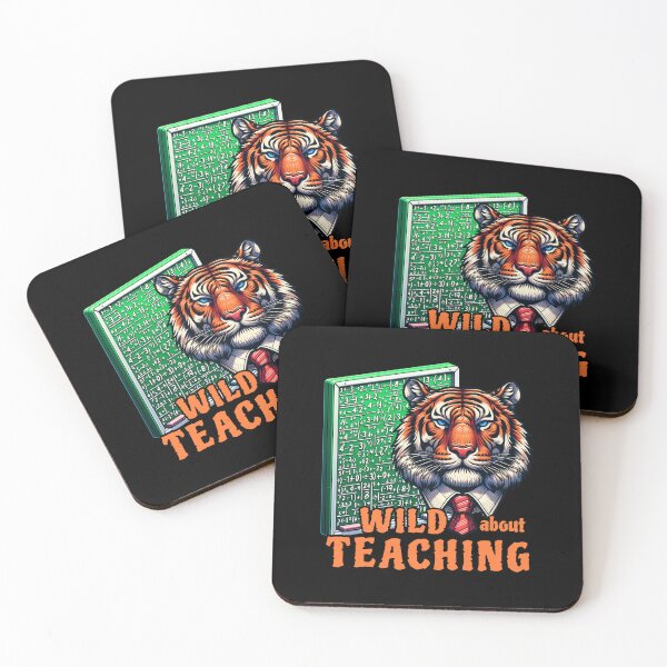 Item preview, Wild About Teaching - Tiger and Mathematics designed and sold by SeledineArt.
