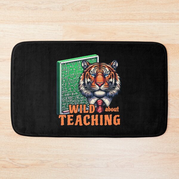 Item preview, Wild About Teaching - Tiger and Mathematics designed and sold by SeledineArt.