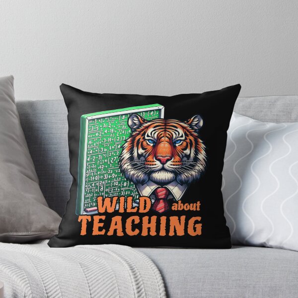 Item preview, Wild About Teaching - Tiger and Mathematics designed and sold by SeledineArt.