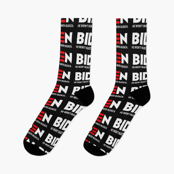 Item preview, Biden - He won't inject you with bleach (on black) designed and sold by Thelittlelord.