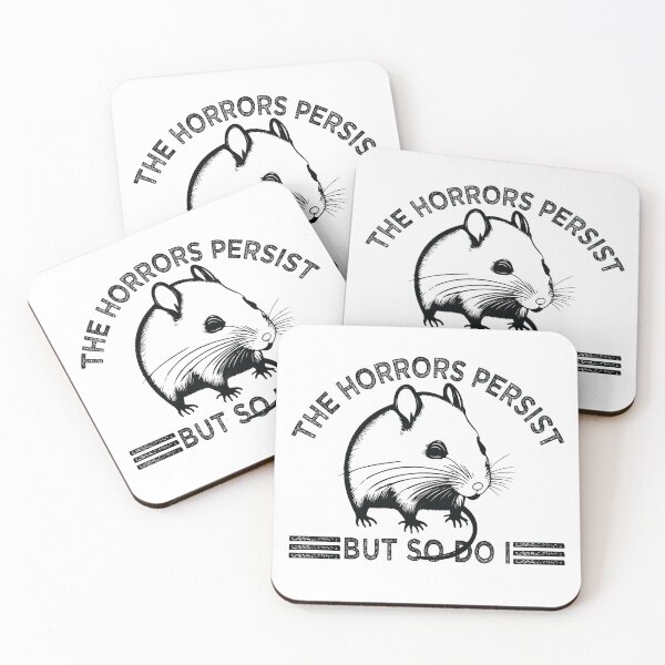 Item preview, Opossum The Horrors Persist But So Do I  designed and sold by CHAKSTYLE.