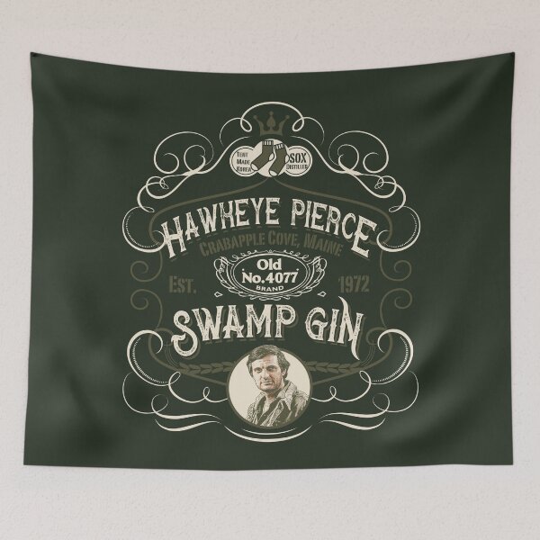 Item preview, Swamp Gin Label in Korea designed and sold by Alema Art.