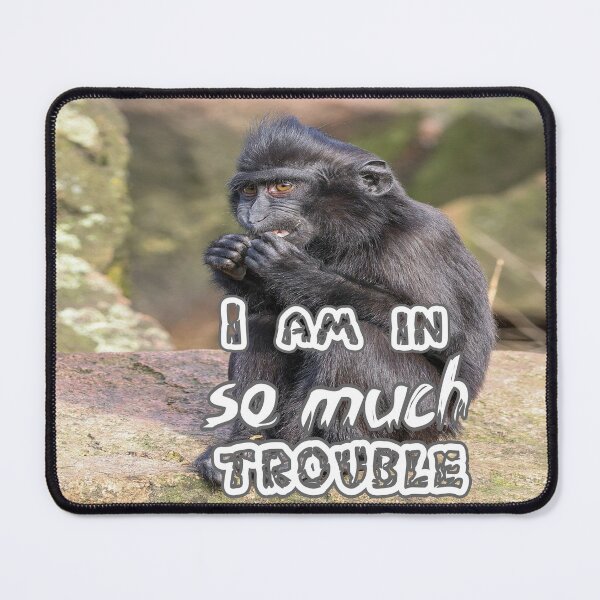 Item preview, Nervous Monkey designed and sold by Surreallytee.