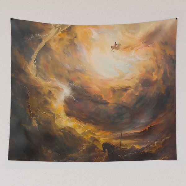 Item preview, Elijah's Fiery Ascension to Heaven designed and sold by LivingArtClips.