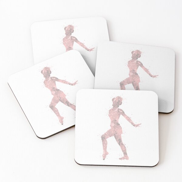 Item preview, Girl Tap Dancer Watercolor Silhouette designed and sold by LotusGifts.