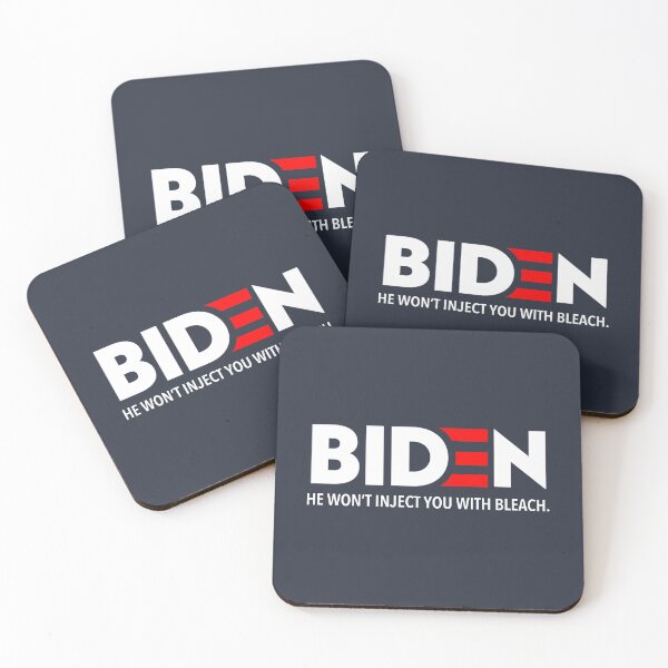 Item preview, Biden - He won't inject you with bleach (on navy) designed and sold by Thelittlelord.