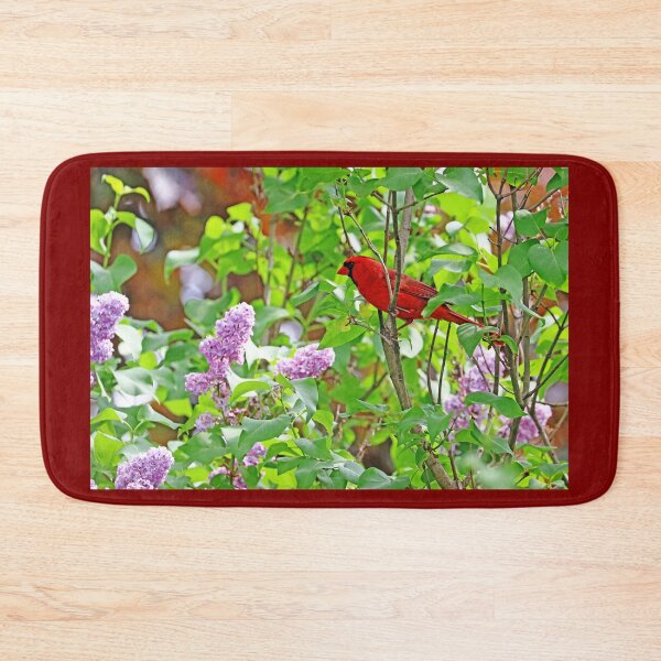 Item preview, Cardinal And Lilacs designed and sold by Deb Oppermann.