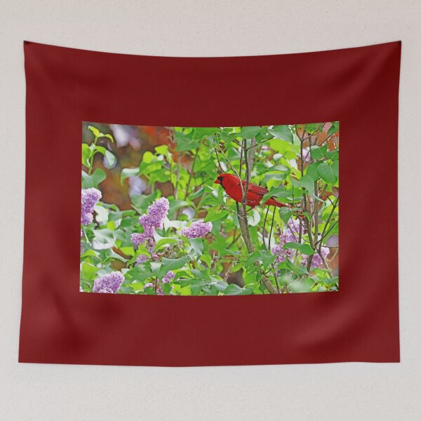 Item preview, Cardinal And Lilacs designed and sold by Deb Oppermann.