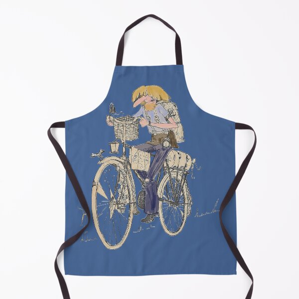 Item preview, The cyclist in blues designed and sold by CamphuijsenArt.