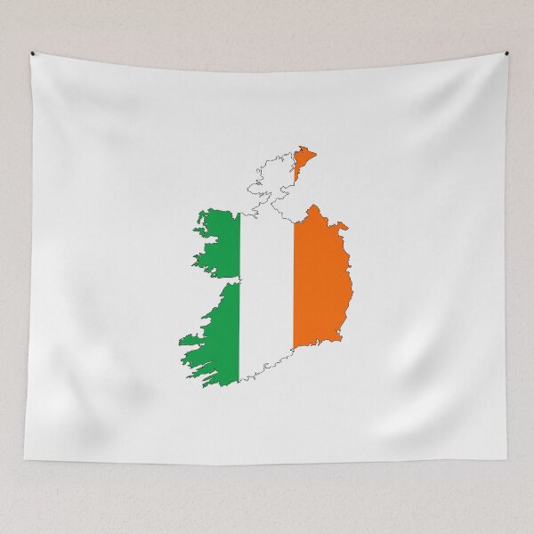 Item preview, ireland flag map designed and sold by tony4urban.