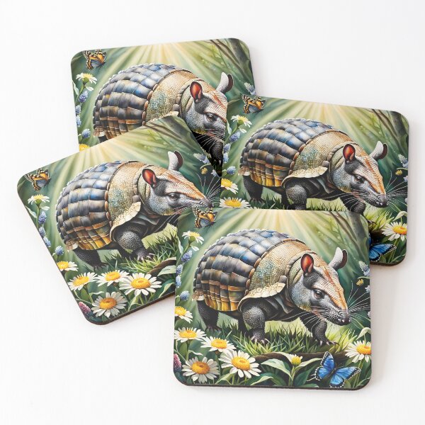 Item preview, Springtime armadillo designed and sold by Lilsilverfish.
