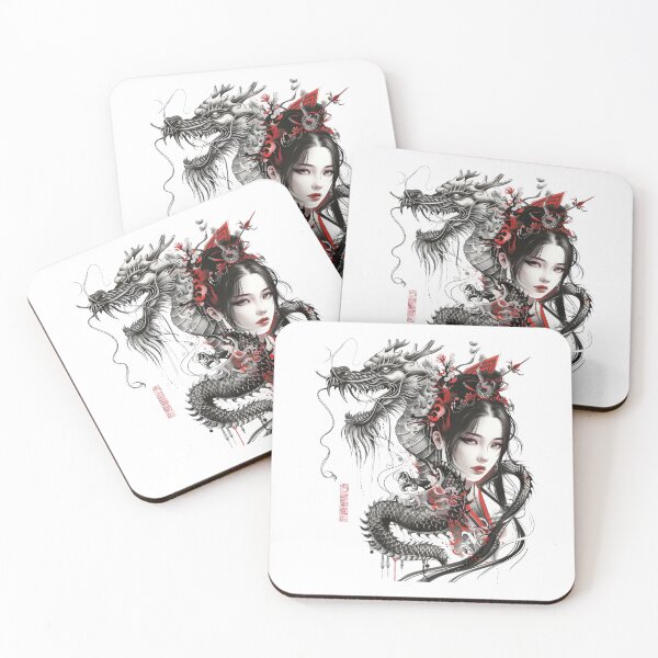 Item preview, Highly Detailed Japanese Tattoo Style Art designed and sold by Lucy Goosy Art.