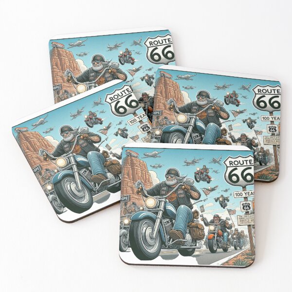 Item preview, Route 66 Motorcycle Riders 100 Year Centennial Design designed and sold by BattlefoxxEarth.