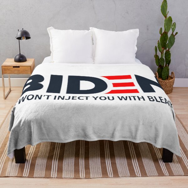 Item preview, Biden - He won't inject you with bleach - dark blue designed and sold by Thelittlelord.
