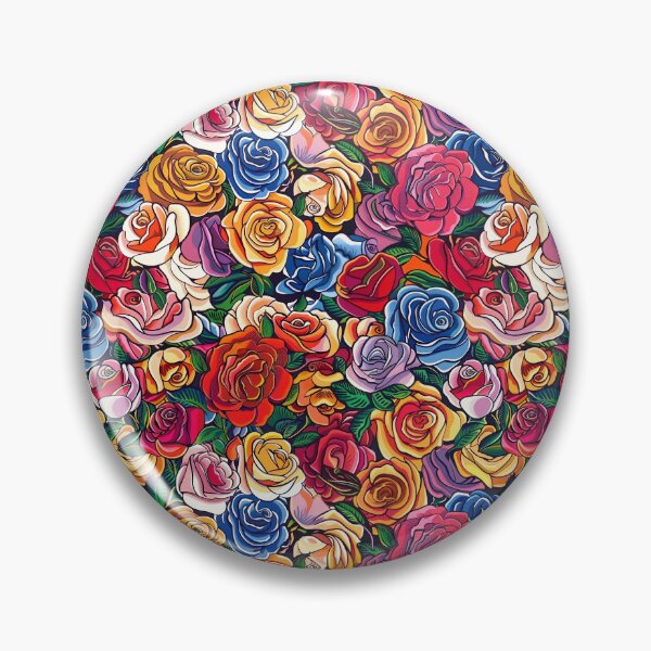 Item preview, Drawing style image of a collection of various rose blossoms designed and sold by Radibor78.