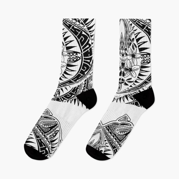 Item preview, Tribal Patterns - Hawaiian - Samoan -Polynesian White And Black - 3572 designed and sold by sunnthreads.