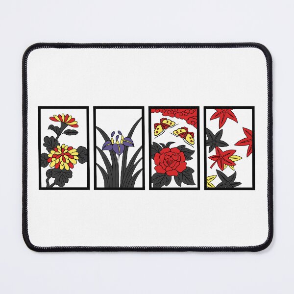 Item preview, Japanese Hanafuda Playing Cards Flowers Collection designed and sold by gliyj.