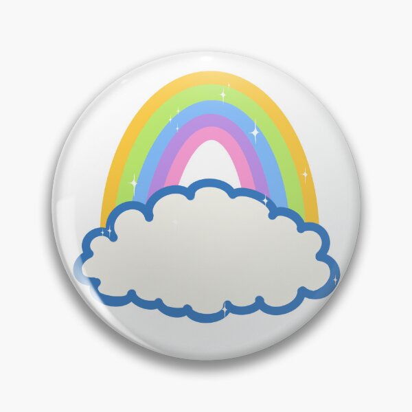 Item preview, Rainbow over clouds designed and sold by OnlyStickersEle.