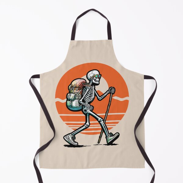 Item preview, Skeleton Tourist Ready for Travel - Camping Humor designed and sold by greenwhite25.