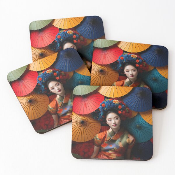 Item preview, Umbrella Geisha designed and sold by BartHugoKnight.
